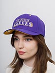 Бейсболка MITCHELL NESS арт. HHSS5351-LALYYPPPPURP Los Angeles Lakers NBA (фиолетовый)